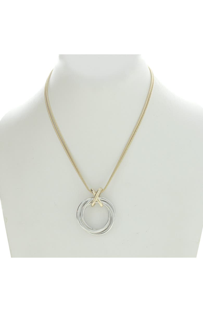 OLIVIA WELLES 'X' Marks the Spot Pendant Necklace, Alternate, color, 