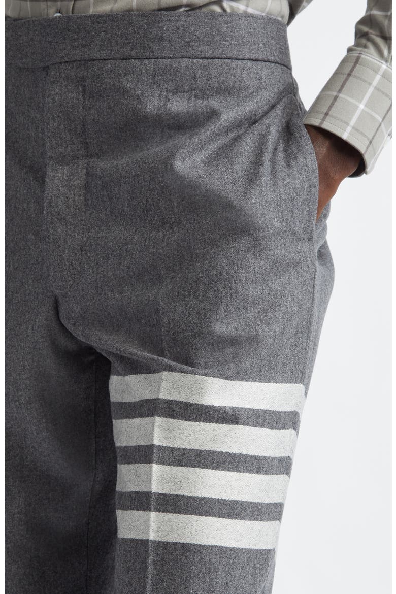Wool & Cashmere 4-Bar Trousers, Alternate, color, MEDIUM GREY