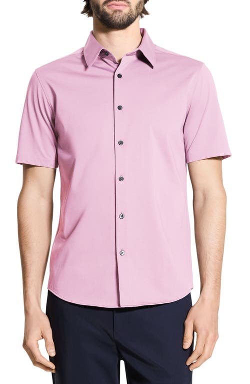 Theory Irving Short-sleeve Shirt In Structure Knit