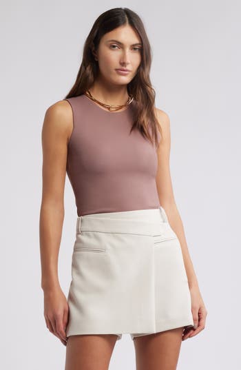 Open Edit Smooth Edit Crewneck Tank In Purple