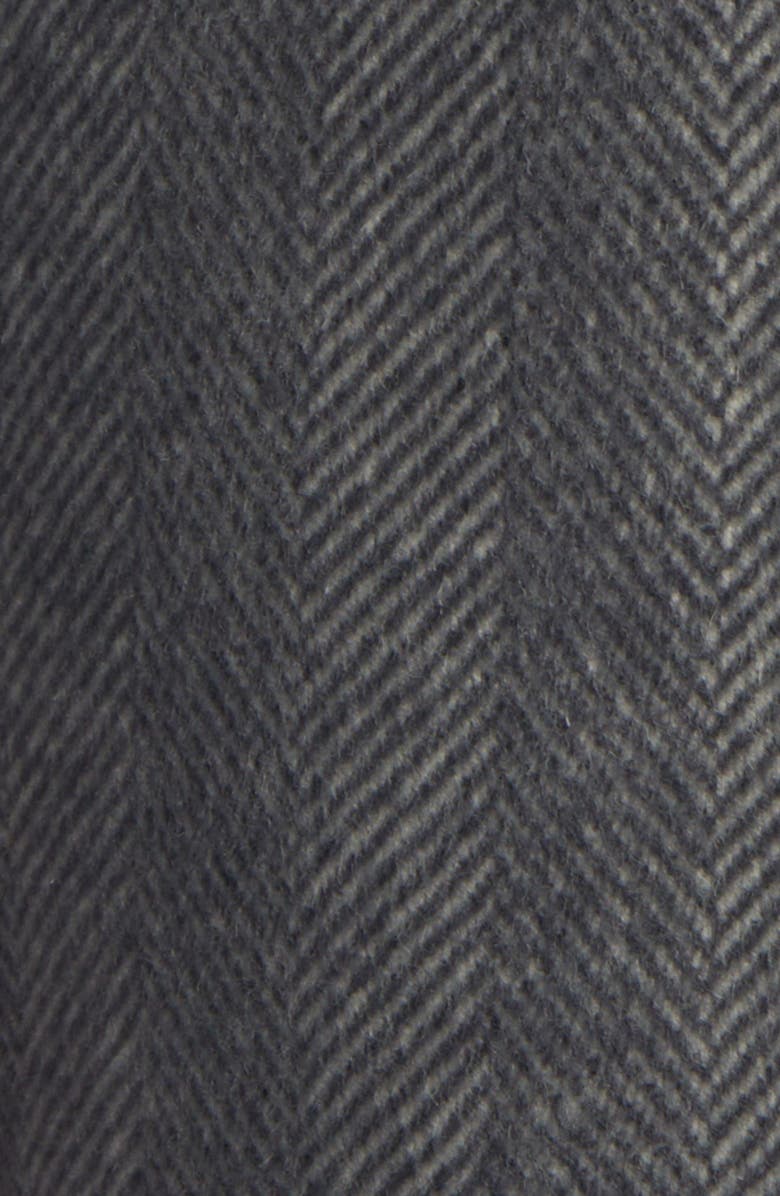 Soia & Kyo Safira Double Breasted Wool Herringbone Coat, Alternate, color, 