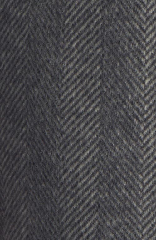 Soia & Kyo Safira Double Breasted Wool Herringbone Coat