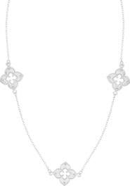 Adornia Clover Station Necklace