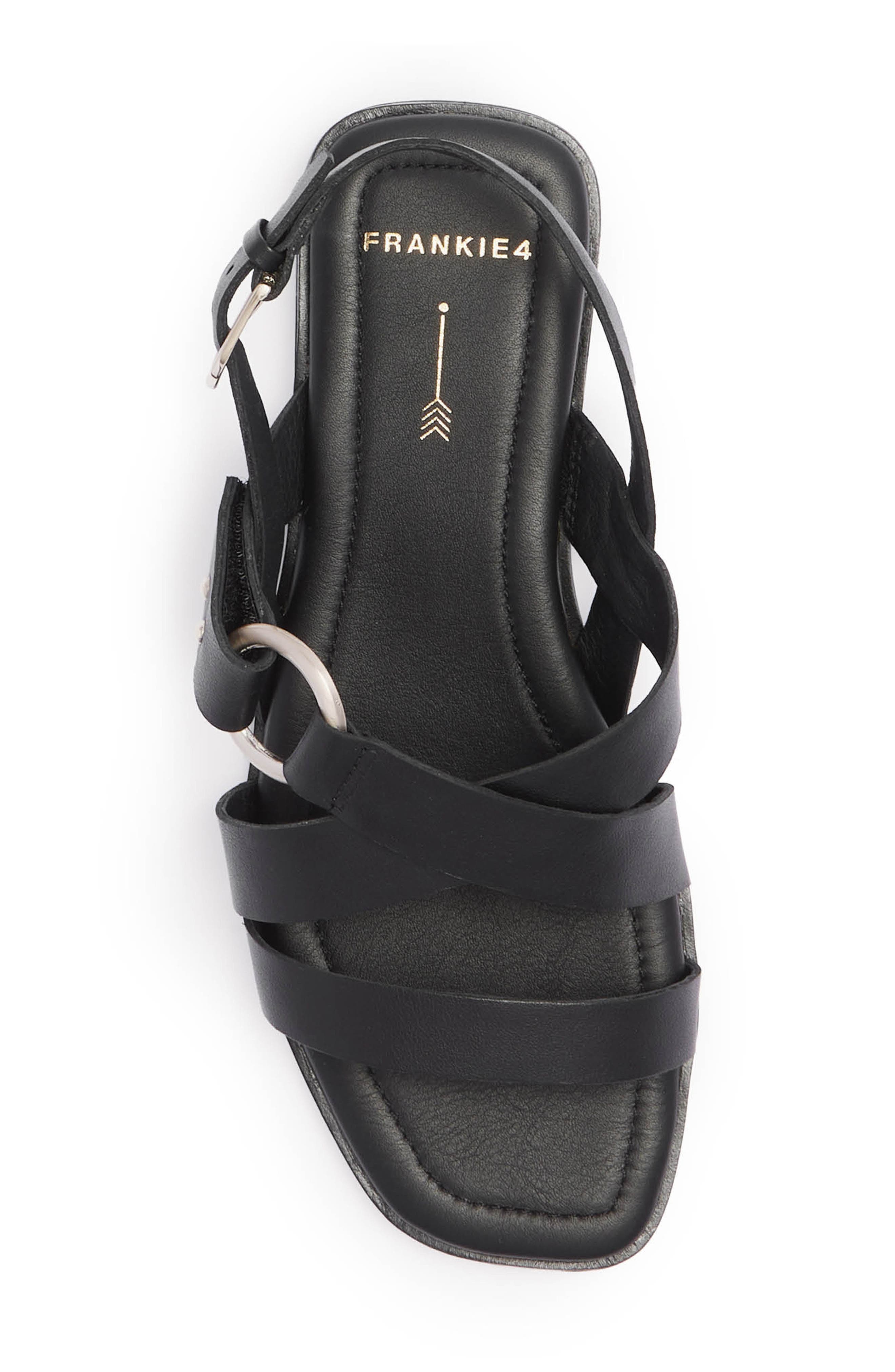 FRANKIE4 Finn Slingback Sandal, Alternate, color, Black