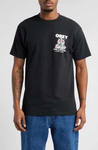 Obey Love & Unity Now Graphic T-Shirt