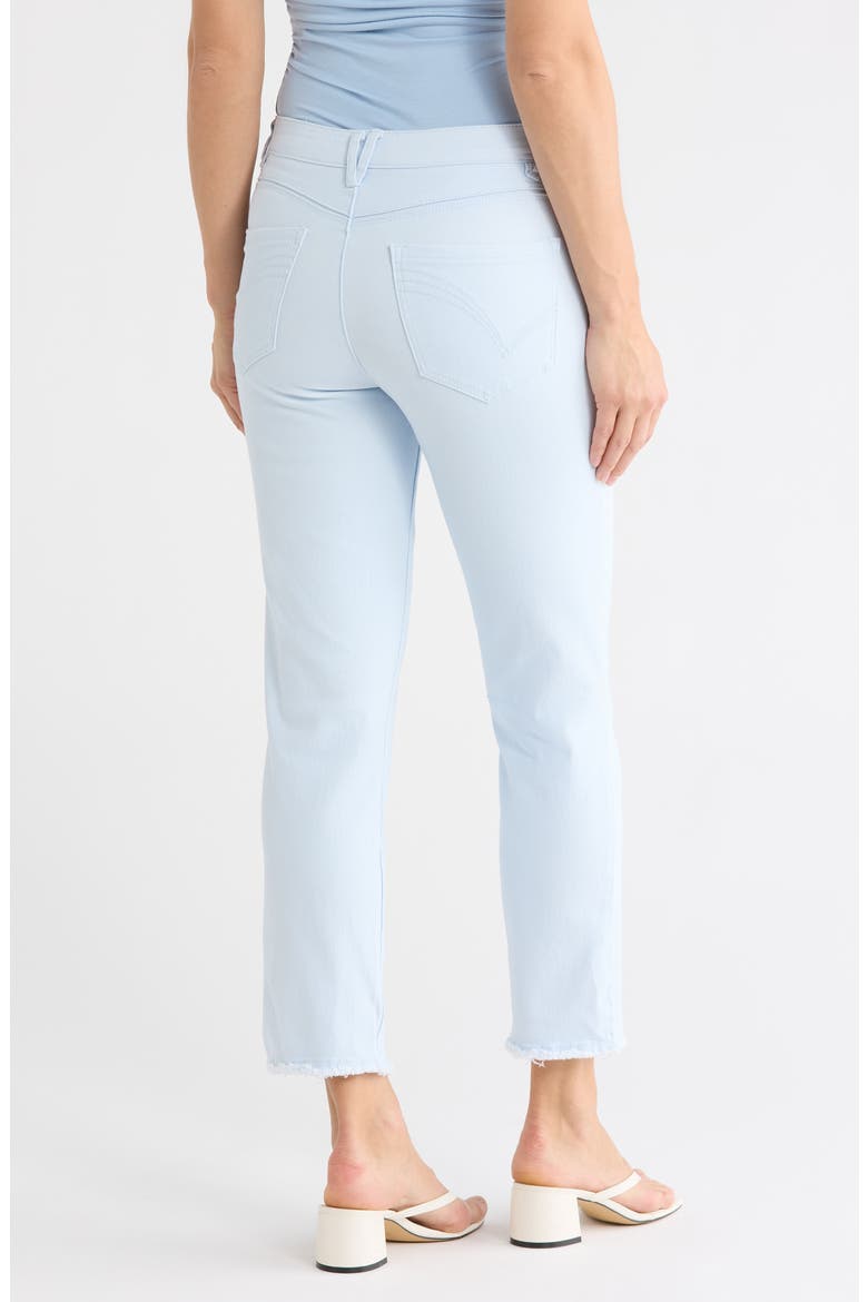 'Ab'Solution High Waist Slim Straight Leg Jeans, Alternate, color, ICY BLUE