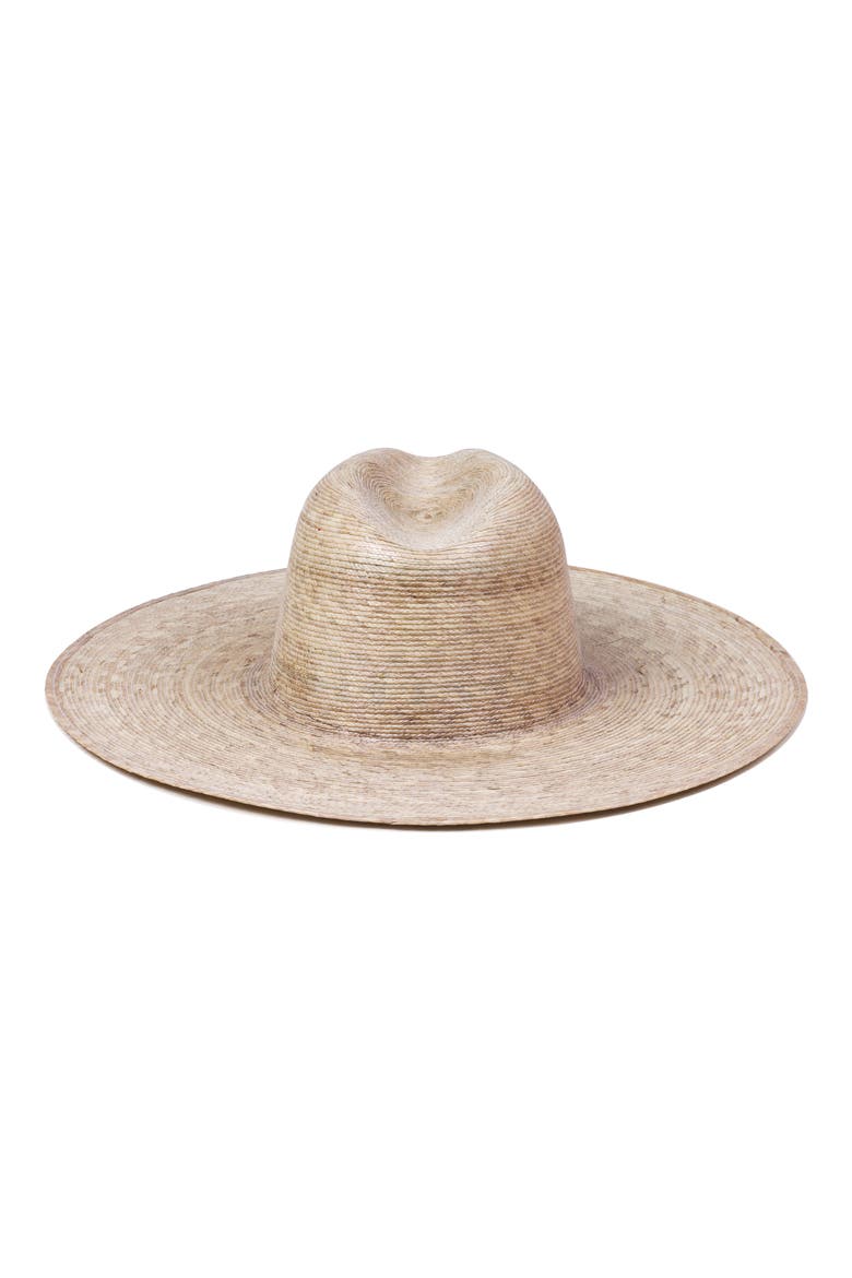 Palma Wide Straw Fedora, Alternate, color, NATURAL