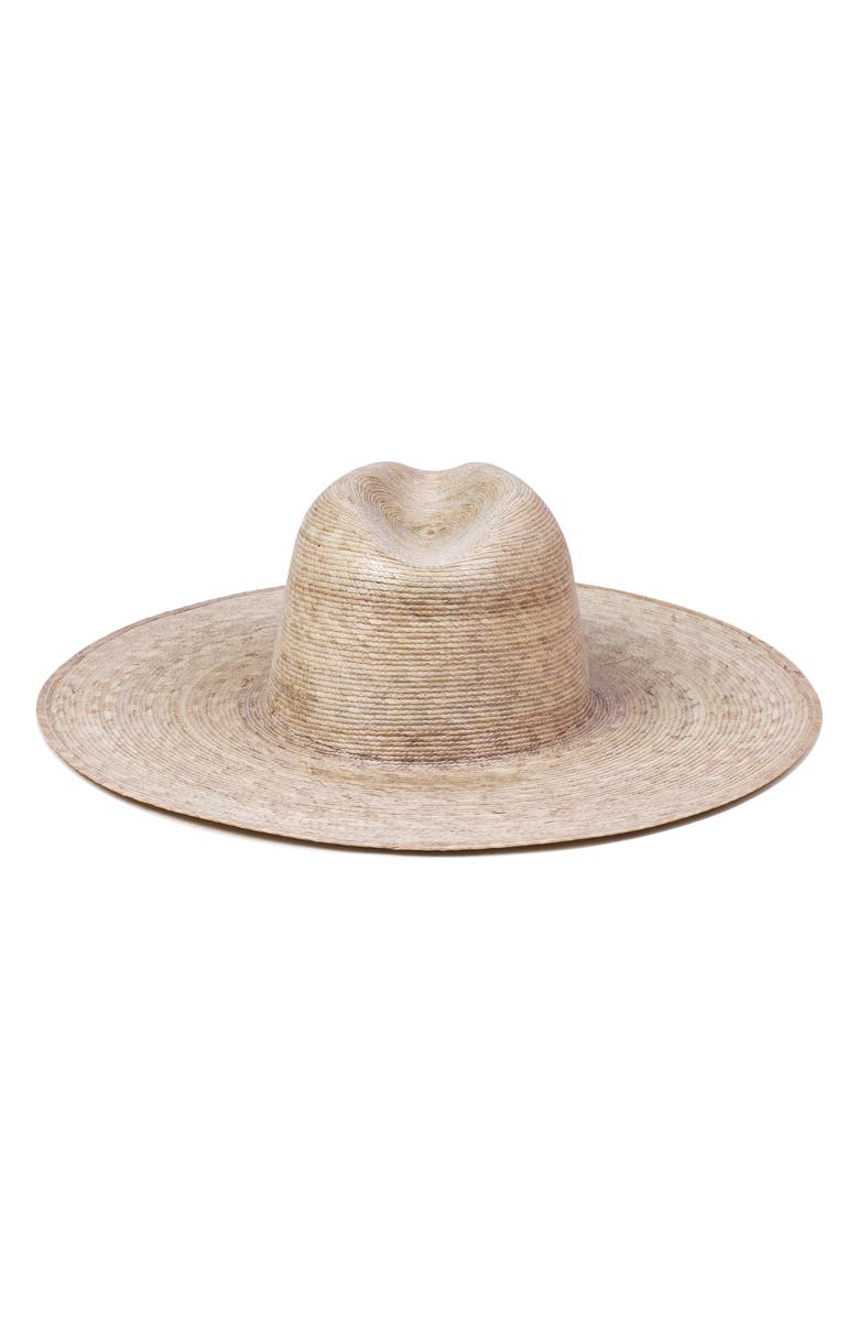 Lack of Color Palma Wide Straw Fedora, Alternate, color, Natural