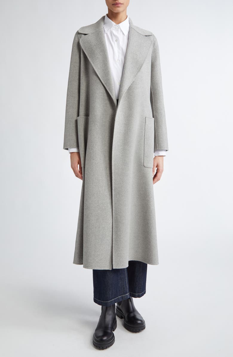 Max Mara Paolore Virgin Wool Belted Coat, Alternate, color,