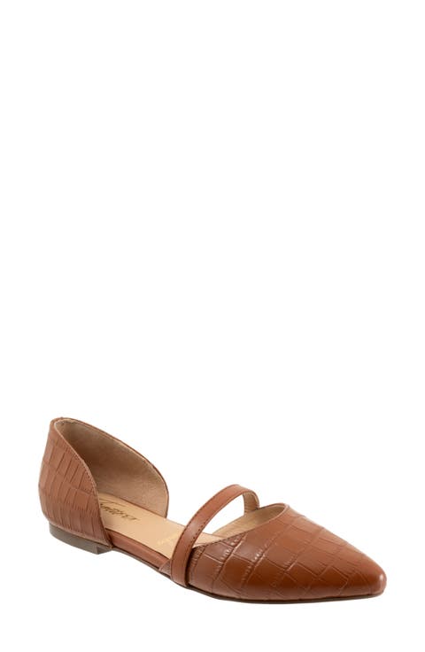 Emory d'Orsay Pointed Toe Flat (Women)