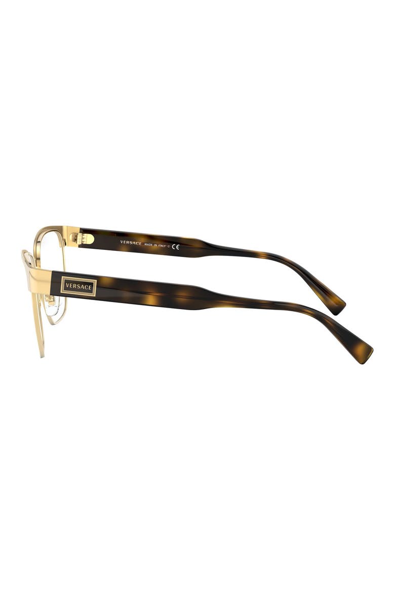 54mm Rectangle optical glasses, Alternate, color, GOLD