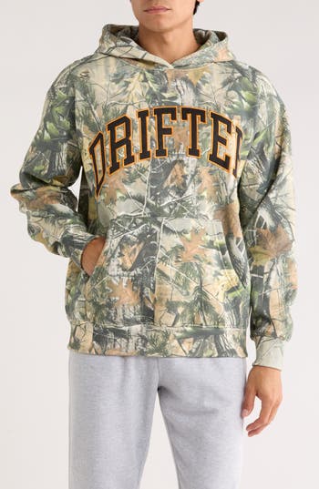 Alpha Collective Drift Camo Hoodie In Multi