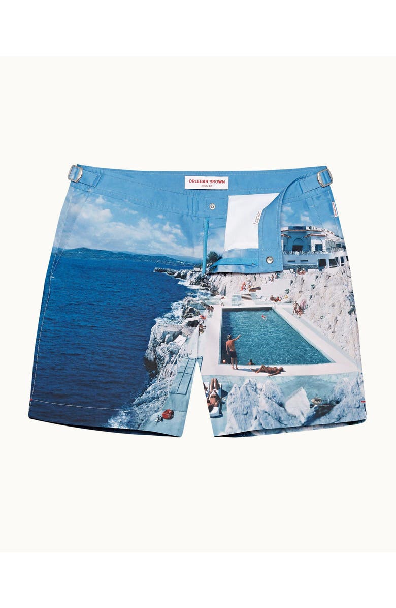 Orlebar Brown Bulldog Mid-Length Swim Shorts, Alternate, color, Roc Pool Ii