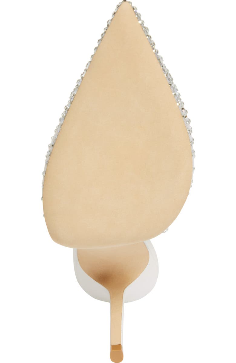 Jimmy Choo Saeda Crystal Ankle Strap Pointed Toe Pump, Alternate, color,