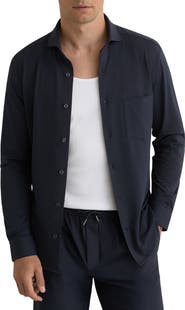 Reiss Solarko Seersucker Button-Up Shirt