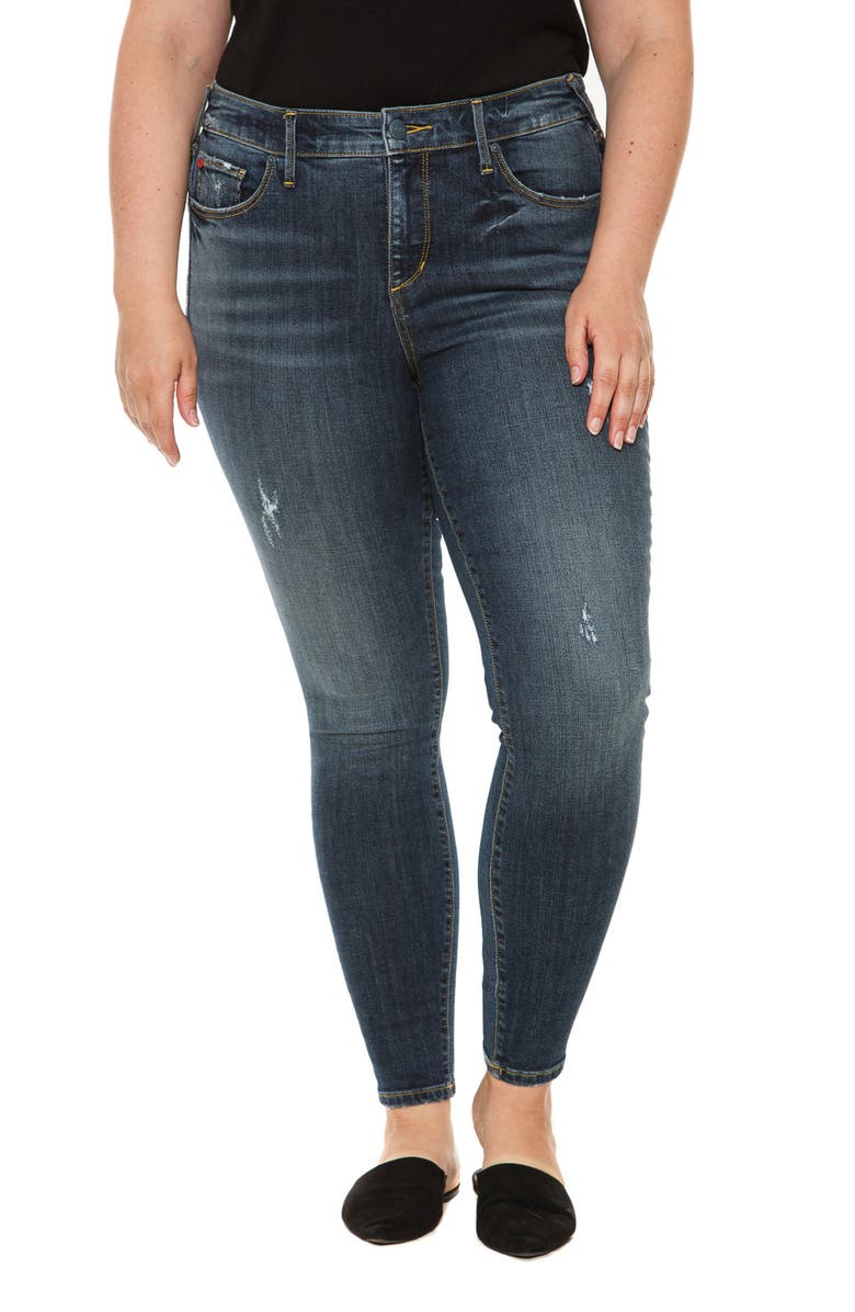 SLINK Jeans Denim Leggings, Main, color, Sofia