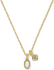 Kendra Scott Mini Elisa Dira Lab Created Opal Pendant Necklace