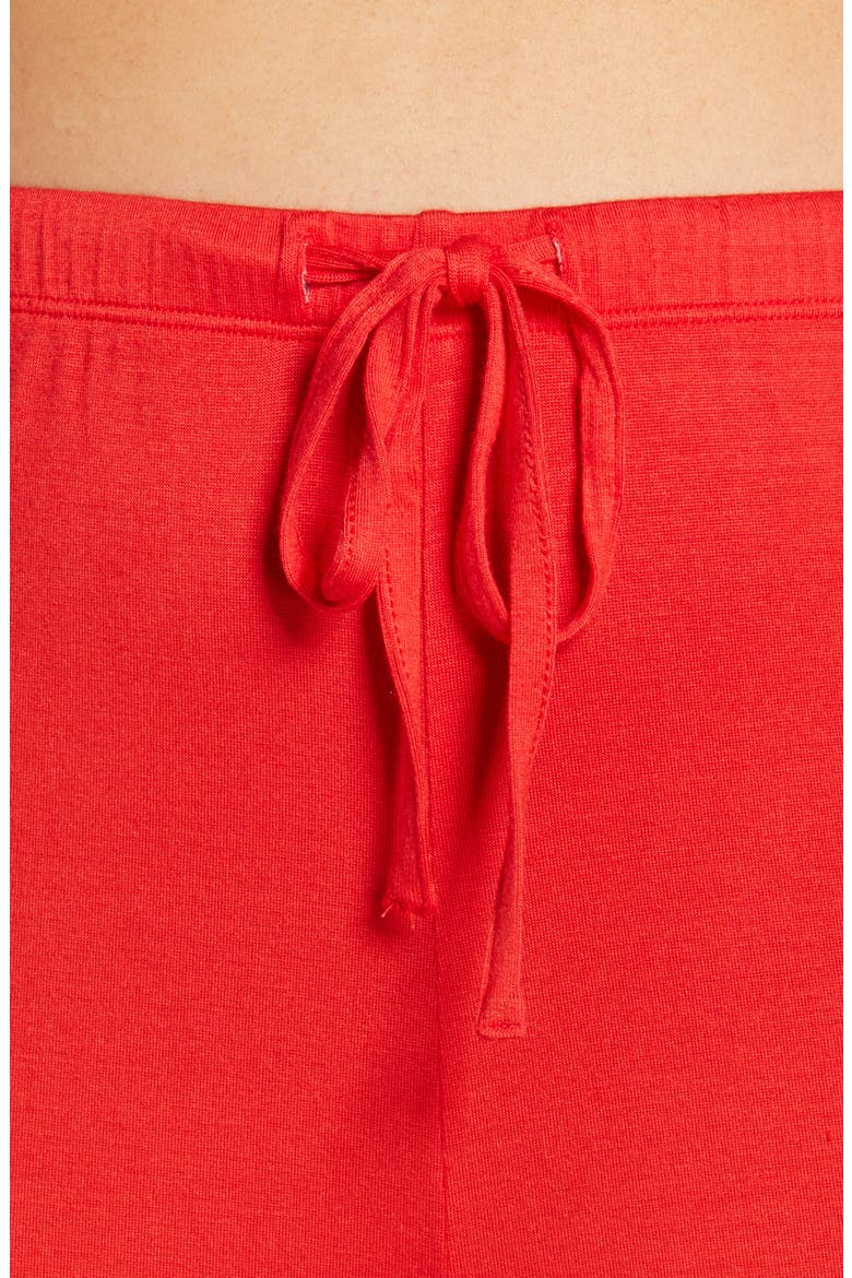 Moonlight Dream Pajamas, Alternate, color, RED BLOOM