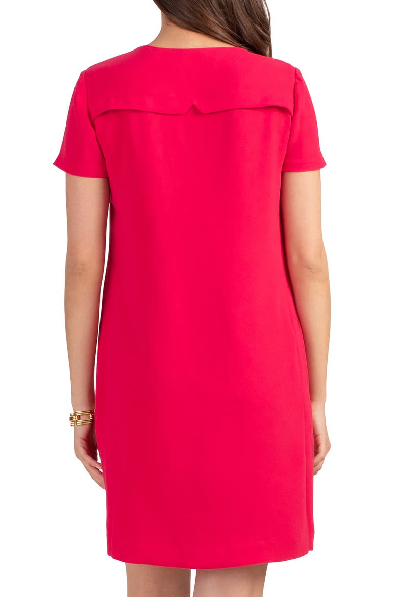 Banning 2 Front Zip Shift Dress, Alternate, color, TE AMO PINK