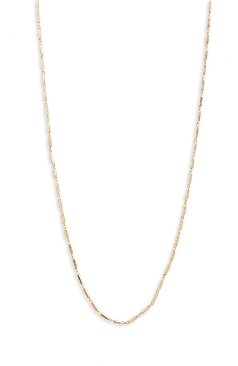 Argento Vivo Sterling Silver Chain Necklace, Main, color, Gold