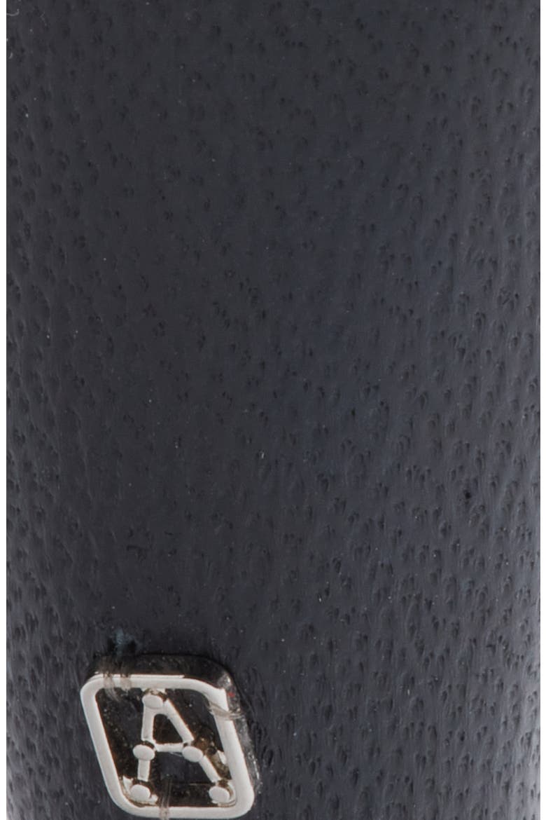 Padded Leather Headband, Alternate, color, BLACK