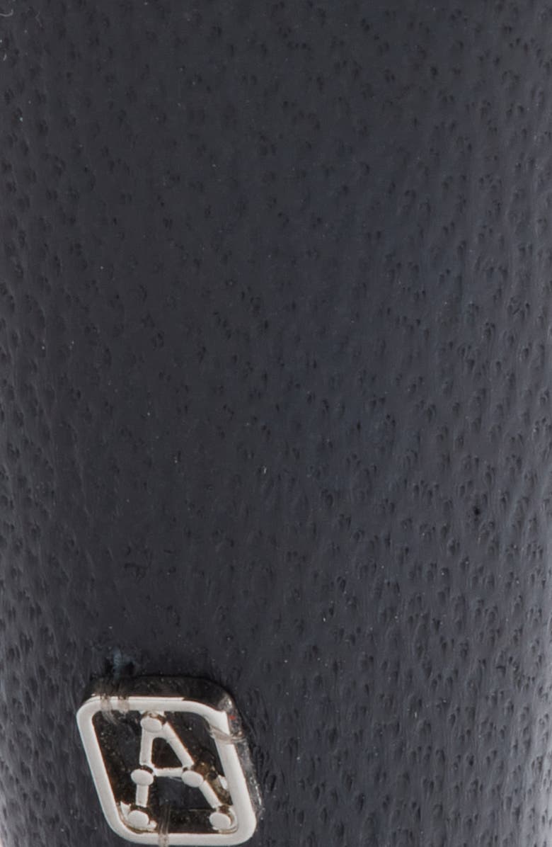 Alexandre de Paris Padded Leather Headband, Alternate, color, Black