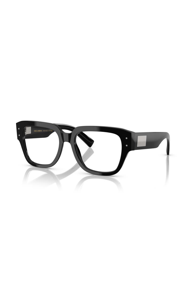 Dolce&Gabbana 52mm Square optical glasses, Main, color, Black