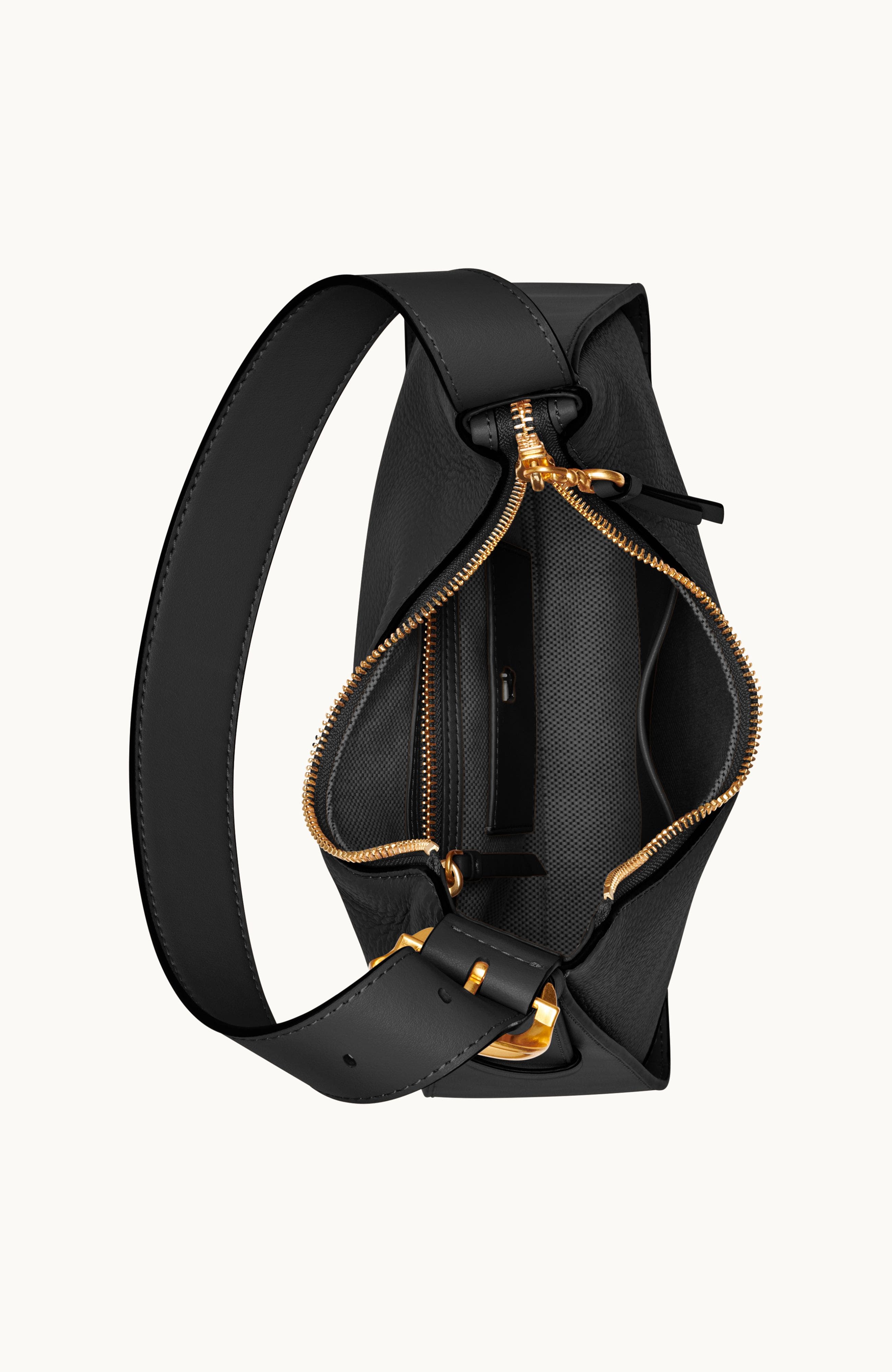 Donna Karan New York Cedarhurst Hobo, Alternate, color, Black/Gold