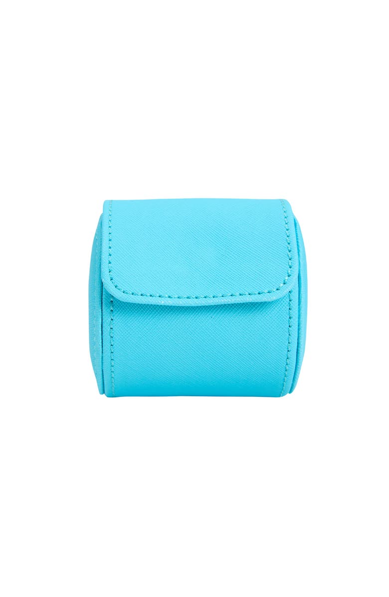 WOLF Tutti Frutti Single Watch Roll, Main, color, Turquoise