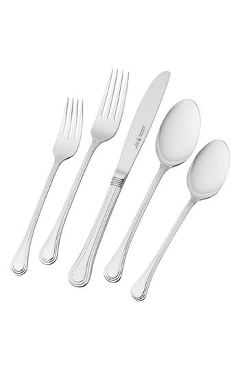 Henckels Cutlery Ashley Stainless Steel 20-piece Flatware Set In Metallic