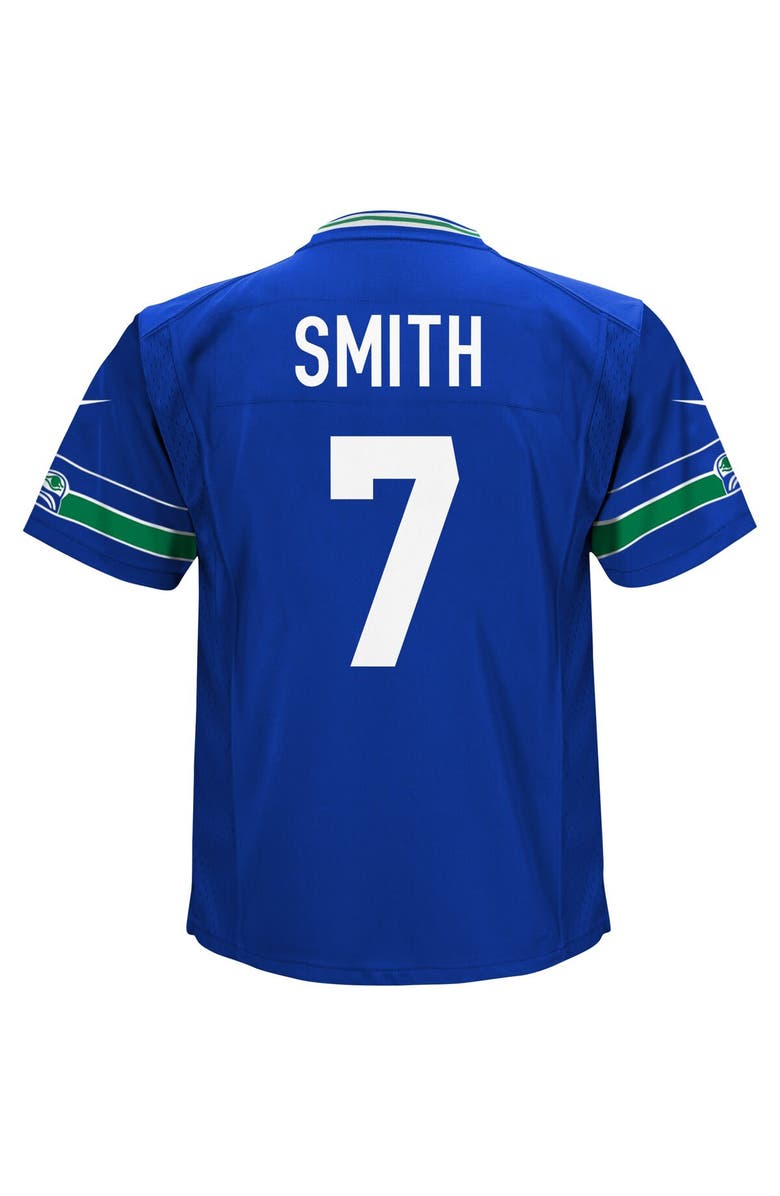 Nike Preschool Nike Geno Smith Royal Seattle Seahawks Game Jersey, Alternate, color, 
