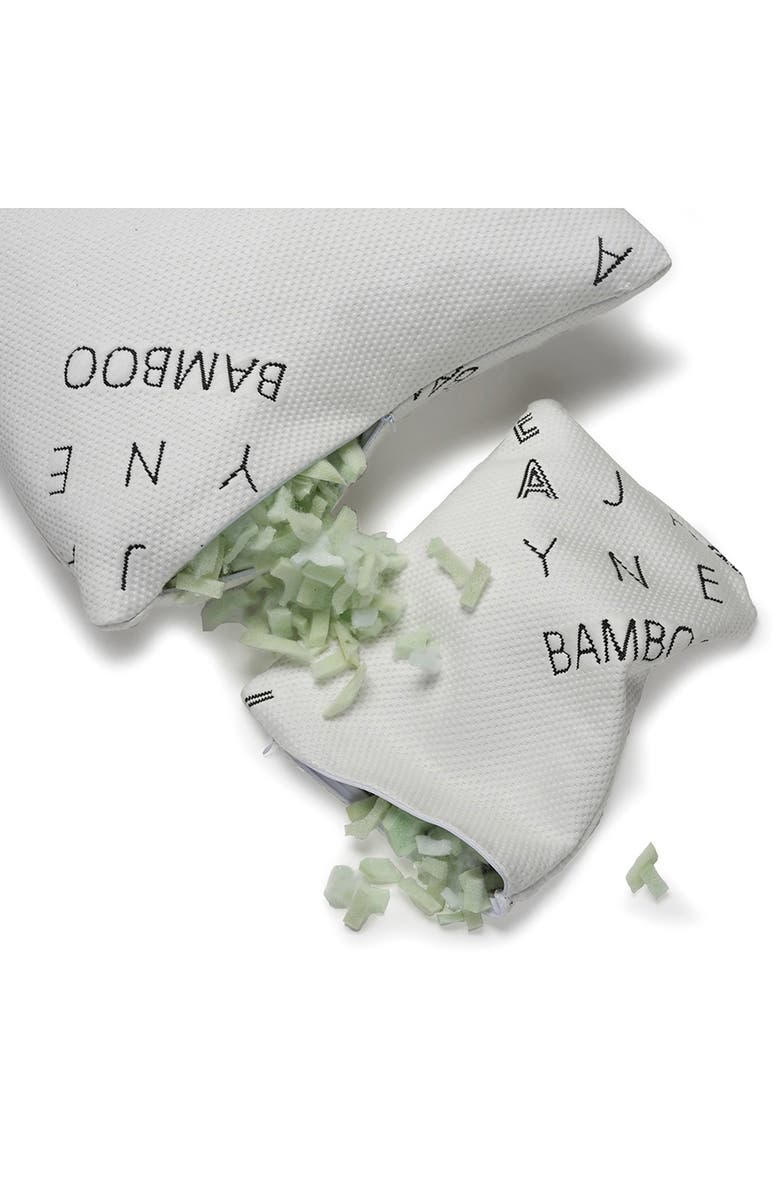 ELLA JAYNE HOME Mattress Protector & Shredded Memory Foam Pillow Set, Alternate, color, White