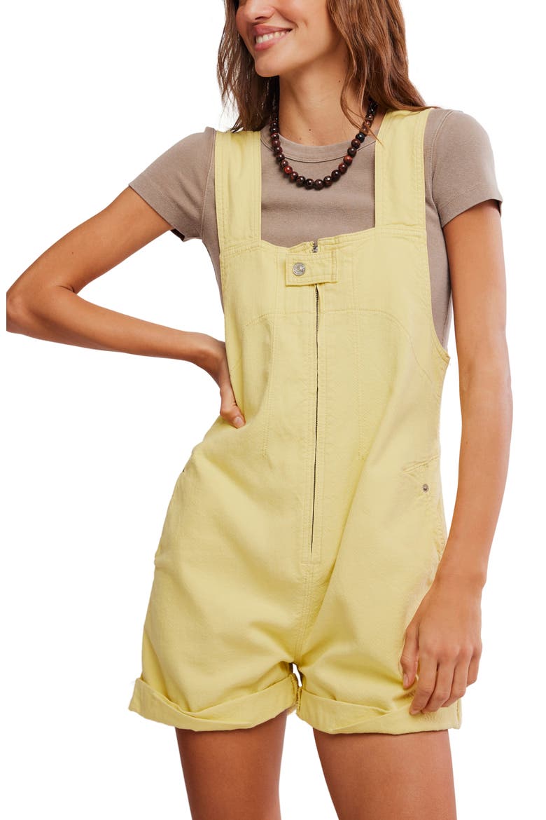 Jude Cotton Shortalls, Alternate, color, SICILIAN YELLOW