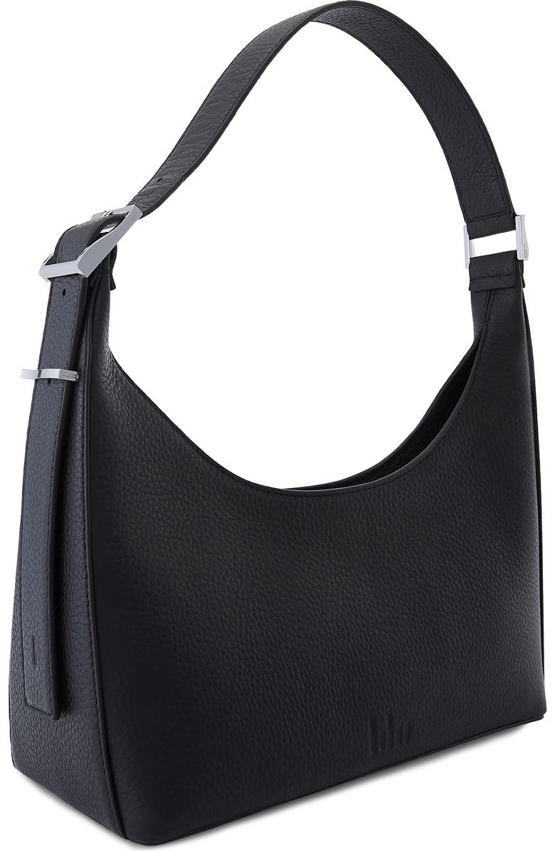 behno Danny Flatiron Pebble Leather Shoulder Bag, Alternate, color,
