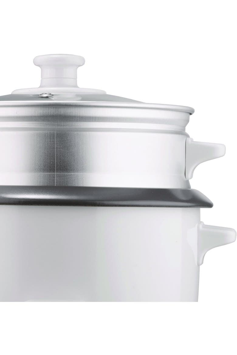 Rice Cooker and Food Steamer, Alternate, color, White