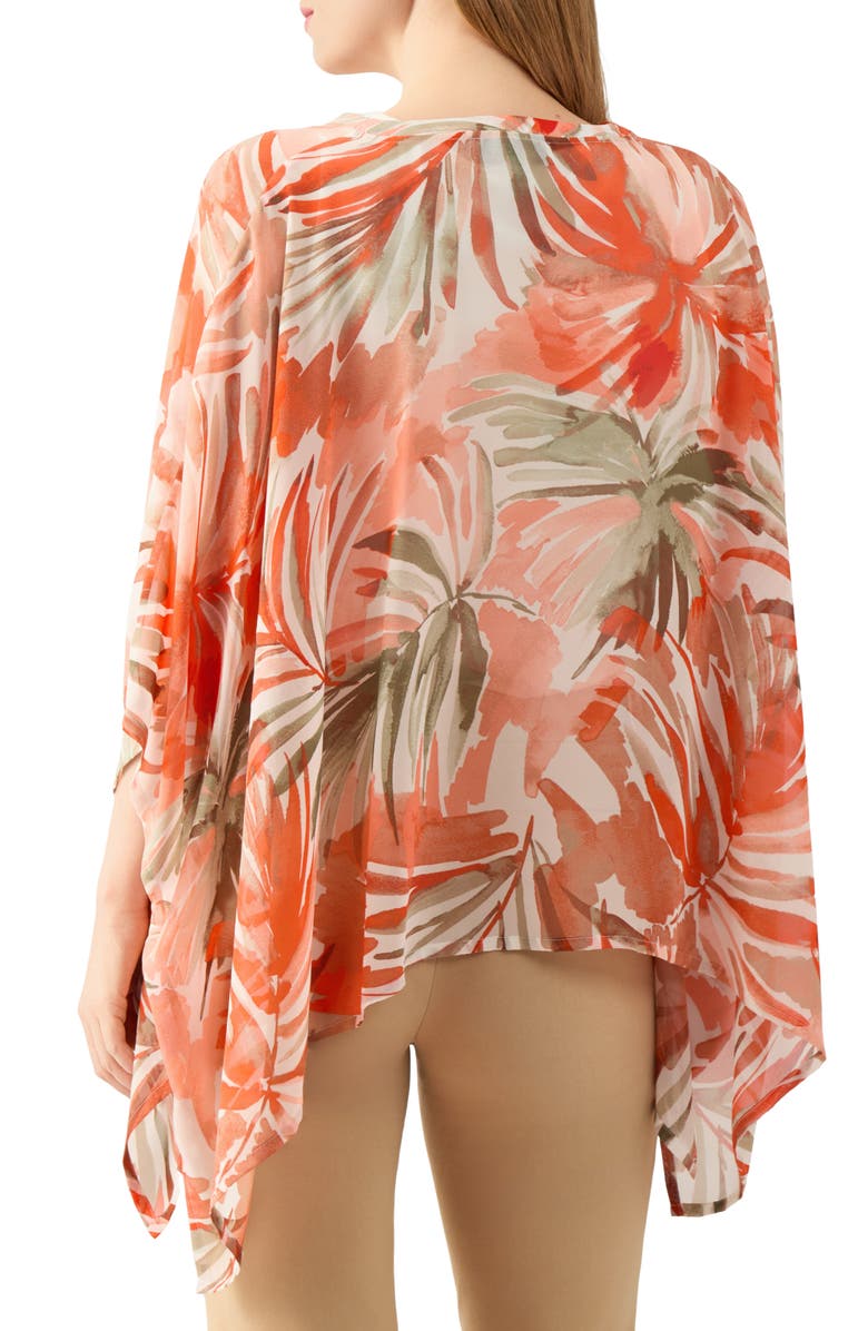 KASPER V-Neck Dolman Sleeve Top, Alternate, color, Hazlewood Multi