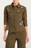 Cinq à Sept Retro Love Patches Canyon Jacket