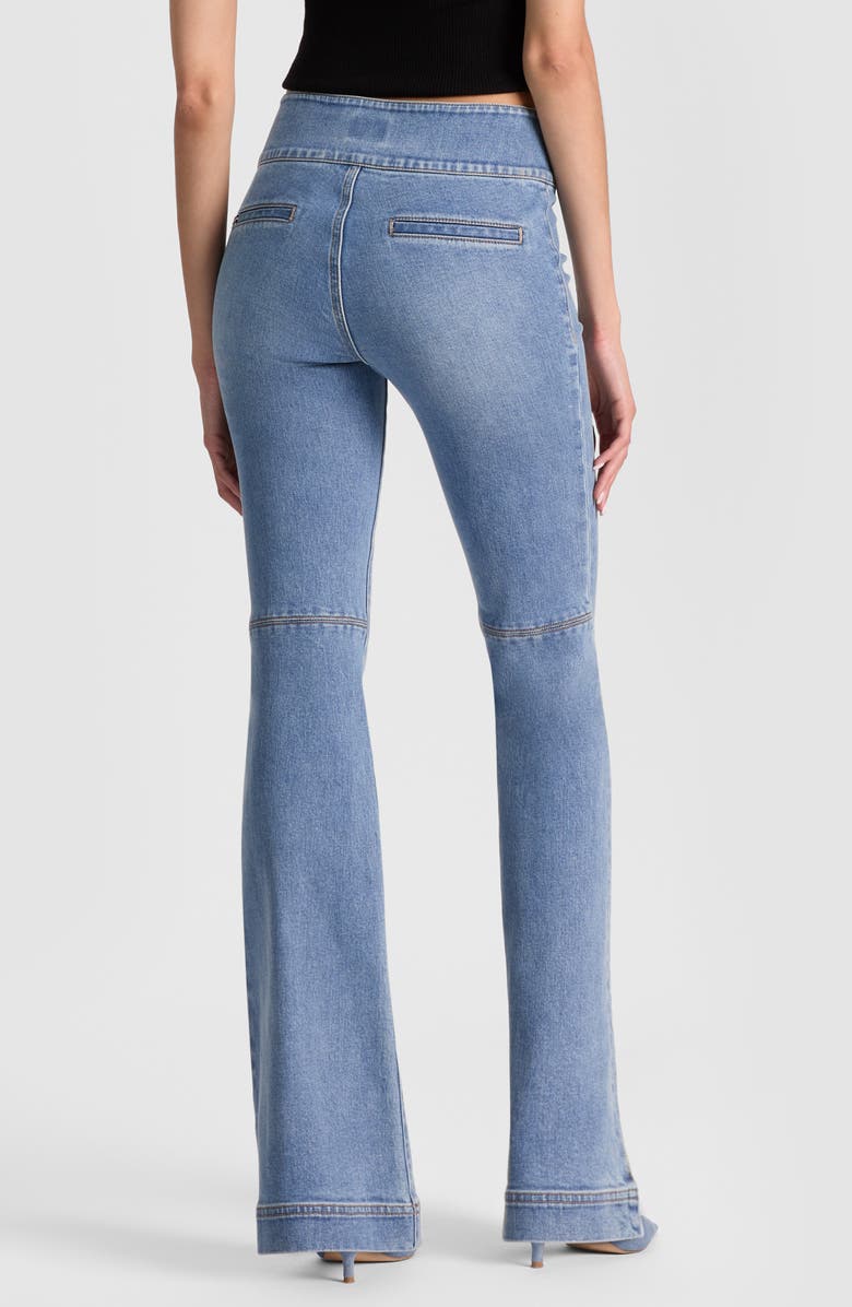 Alice + Olivia Hot Mid Rise Bootcut Jeans, Alternate, color, Celine Vintage