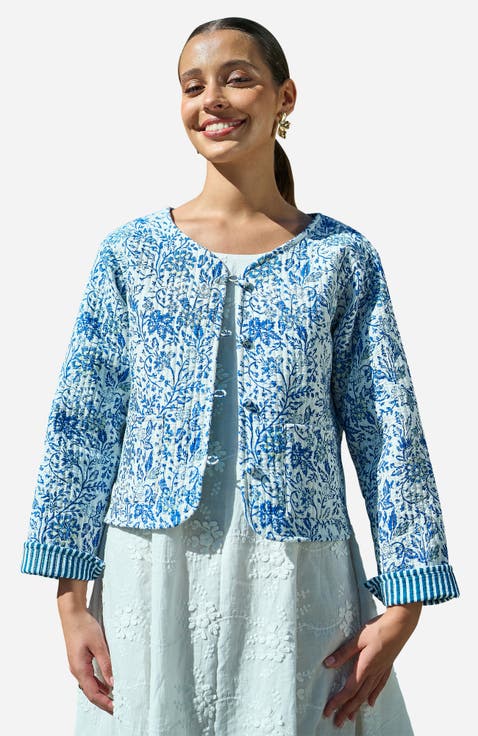 Reversible Cotton Quilted Jacket