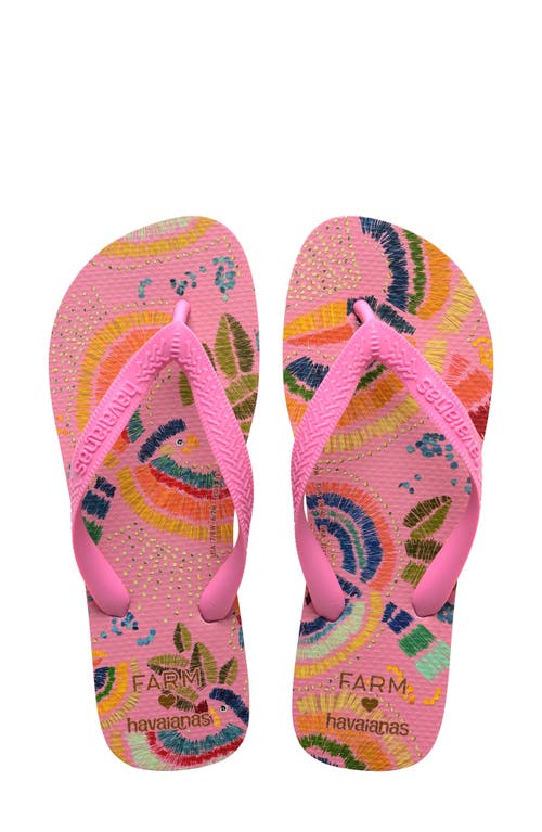 Shop Havaianas X Farm Rio Classic Flip Flop