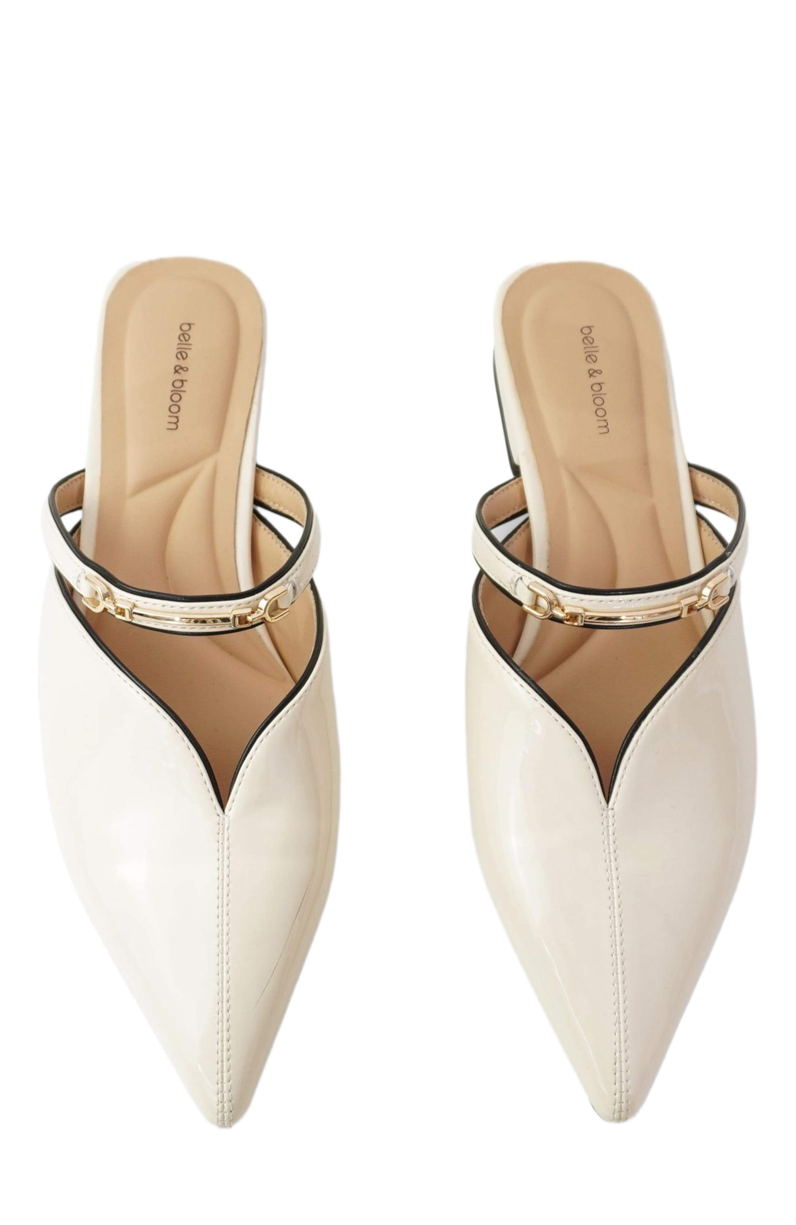 Belle & Bloom Magic Hour Ballet Slide, Alternate, color, White