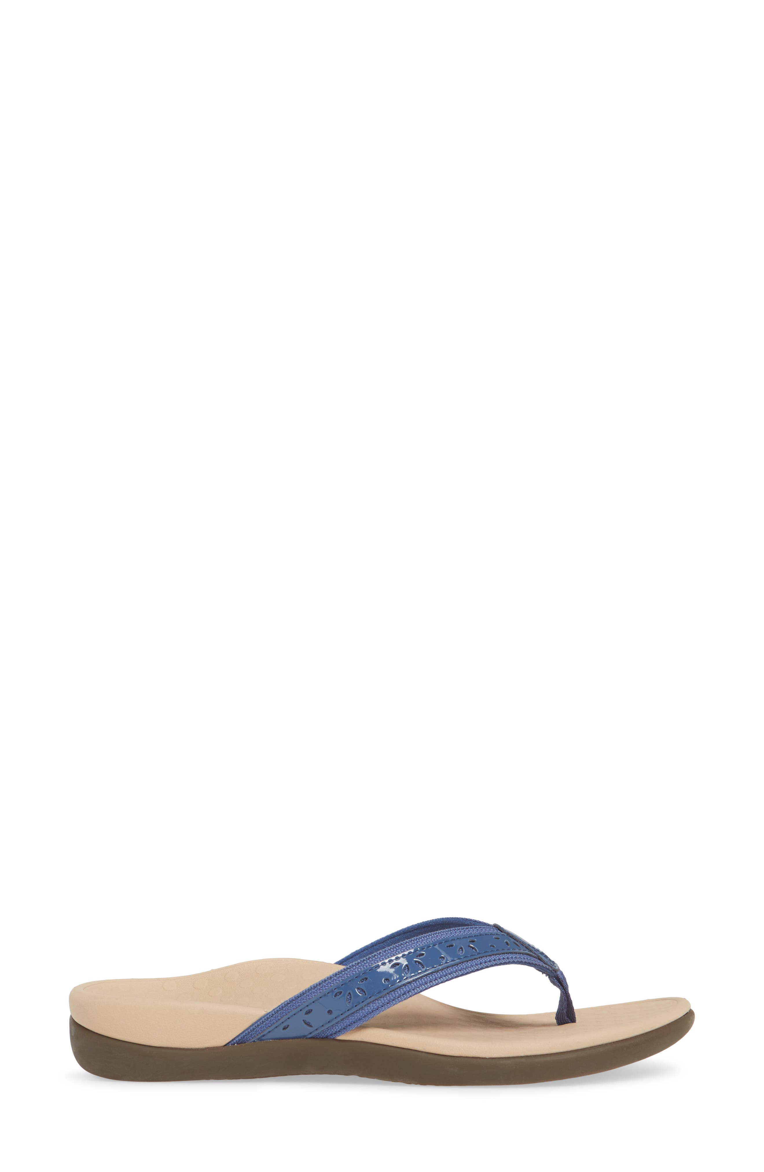 Casandra Flip Flop, Alternate, color, INDIGO