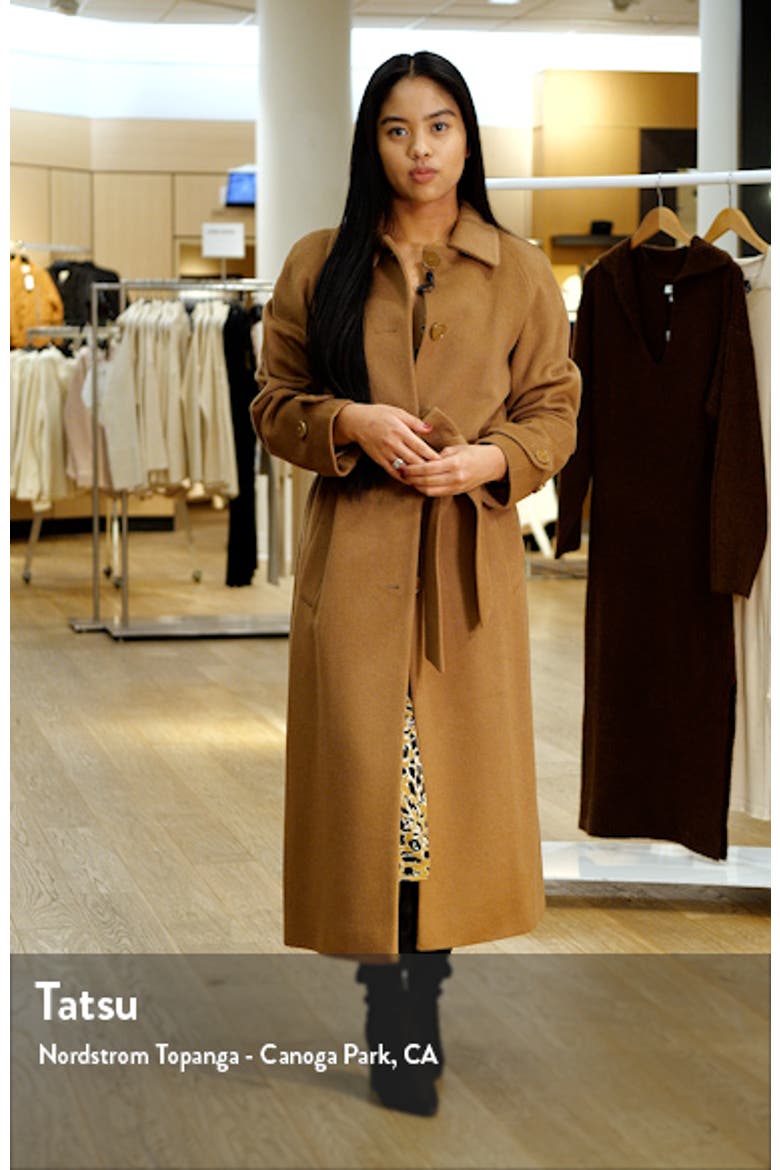 Lauren Ralph Lauren Wool Blend Trench Coat (Women) | Nordstrom