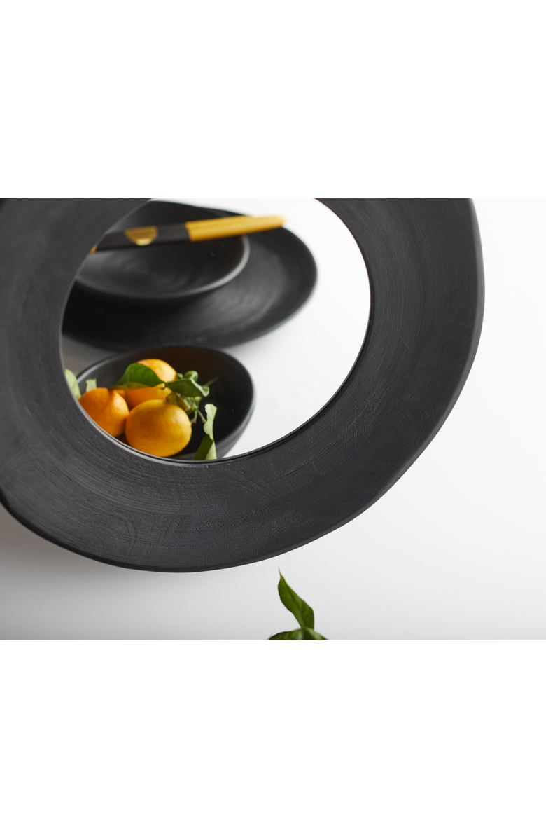 The Collective Wall Mirror, Alternate, color, Ebony