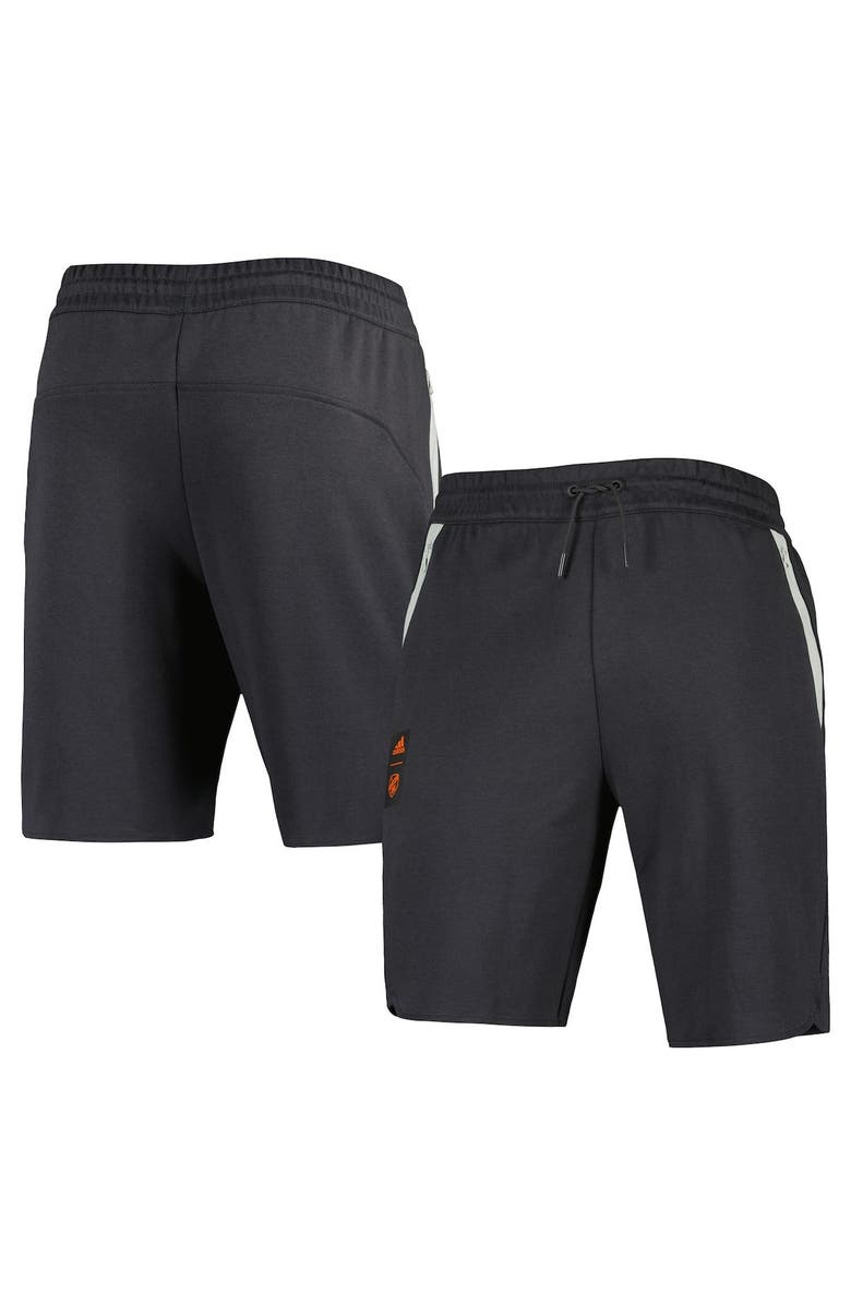 adidas Men's adidas Black FC Cincinnati 2023 Player Travel Shorts, Main, color, Charcoal