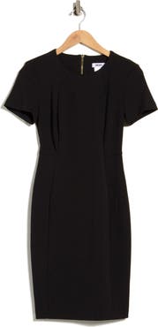 DKNY Short Sleeve Sheath Dress