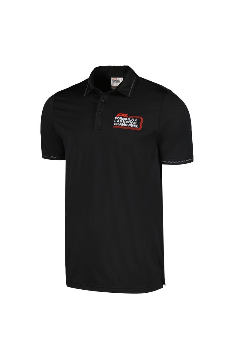 Insomniac Unisex Formula 1 Las Vegas Grand Prix Black Classic Polo, Alternate, color,
