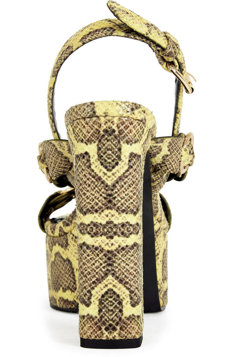 AZALEA WANG Tarynn Slingback Platform Sandal, Alternate, color,