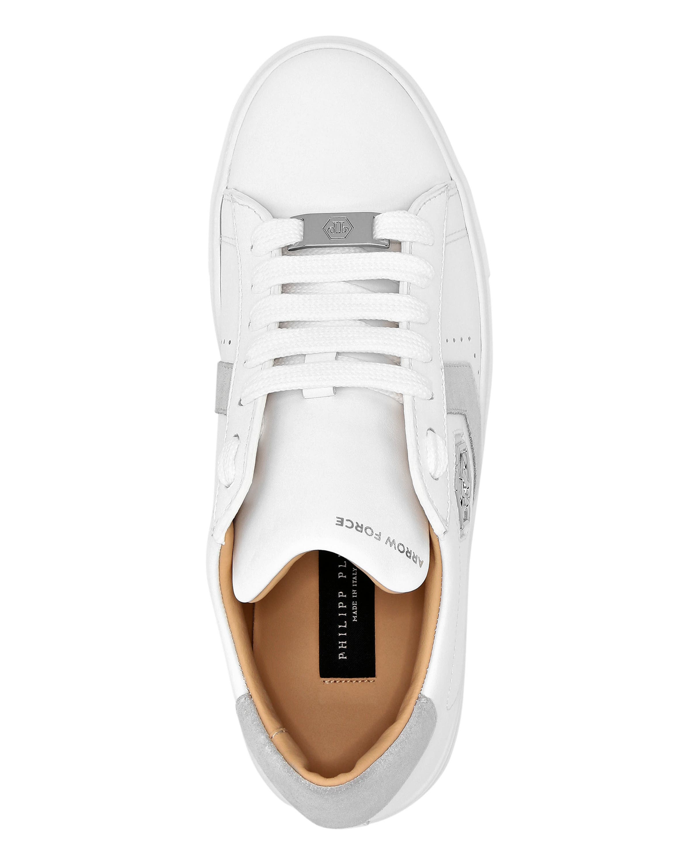 Low-Top Sneakers Arrow Force Women, Alternate, color, white/white