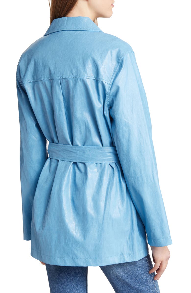 Rails Romily Belted Faux Leather Jacket, Alternate, color,